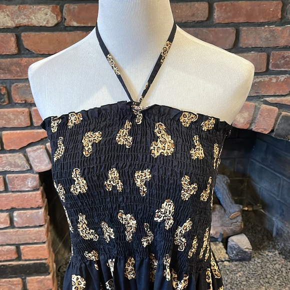 Walt Disney World Resort Leopard Mickey design halter dress size medium - Picture 2 of 8